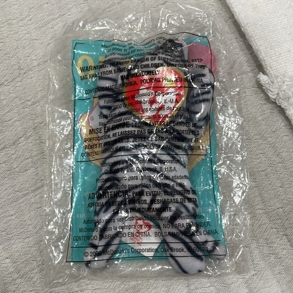 MCDONALD’S TY Blizz The White Tiger #10 - Picture 2 of 2
